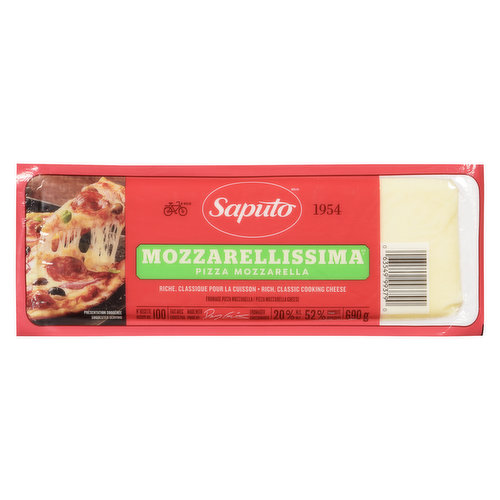 Saputo - Mozzarellissima 20% Cheese