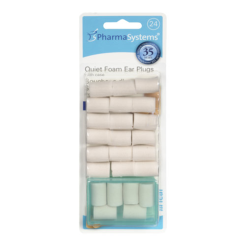 PharmaSystems - P/S Ear Plugs Quiet Foam Tan