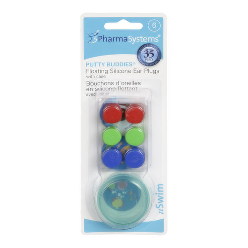 PharmaSystems - Putty Buddies Floating Silicone Ear Plugs