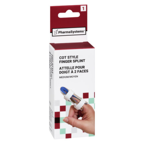 PharmaSystems - Cot Style Finger Splint Medium