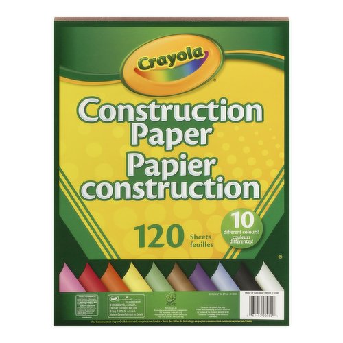 Crayola - Construction Paper 120 Sheets