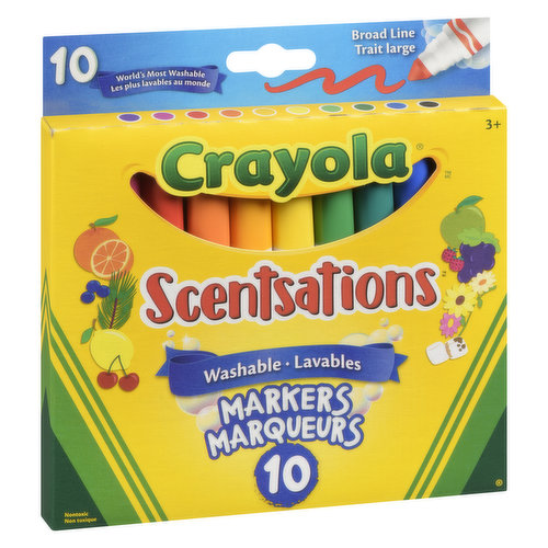 Crayola - Washable Scentsation Marker - 10 Pack