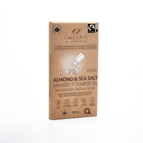 Galarie Au Chocolat - Almond Sea Salt Bar