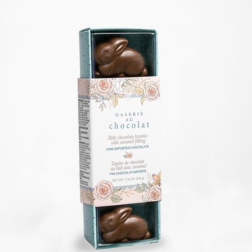 Galerie Au Chocolat - Milk Chocolate Caramel Bunnies