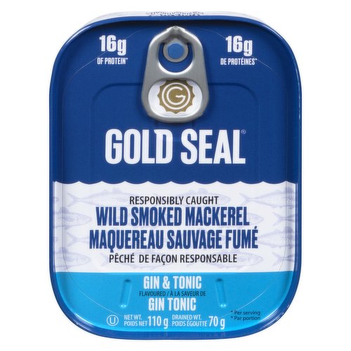 Gold seal - Wild Smoked Mackerel Gin & Tonic