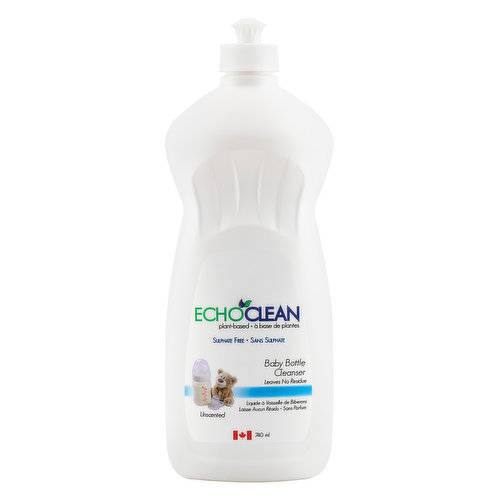 Echoclean - Cleanser Unscented Baby Bottle