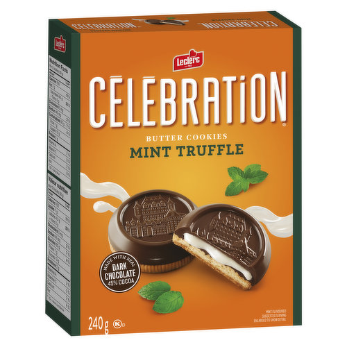 Leclerc - Celebration Butter Cookie, Mint Truffle