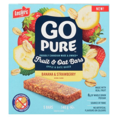GO PURE - Bar Banana & Strawberry