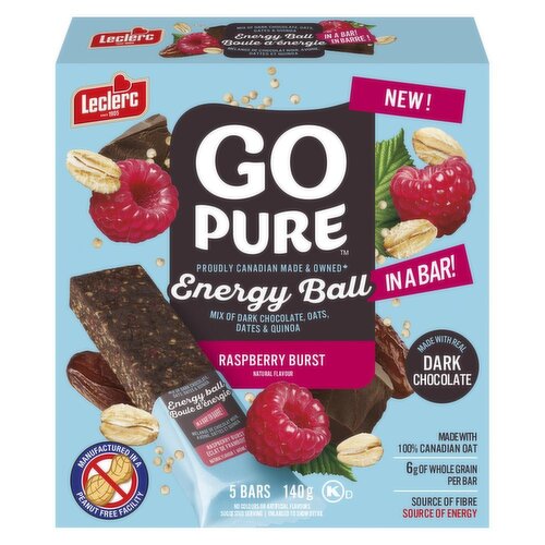 Go Pure - Energy Ball in a Bar Raspberry Burst