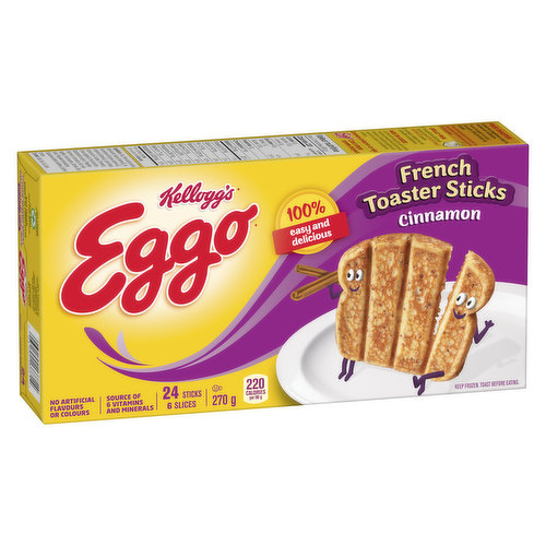 Kellogg's - Eggo Frech Toaster Sticks, Cinnamon