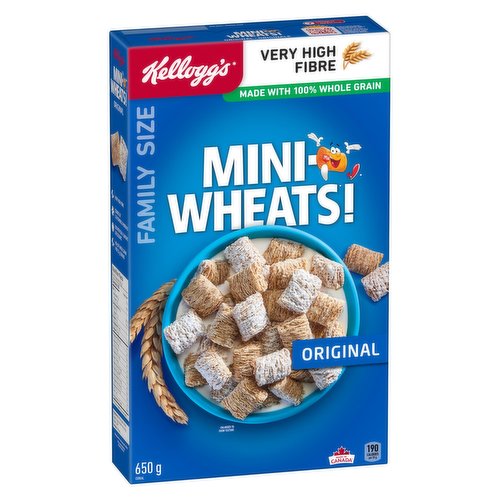Kellogg's - Mini Wheats! Original Frosted Cereal, Family Size