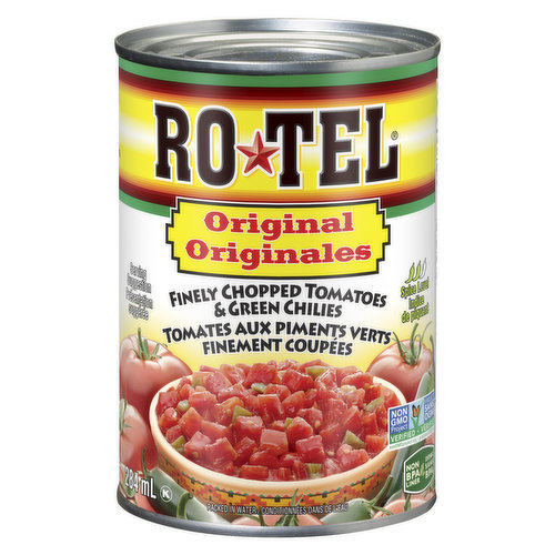 Rotel - Original Finely Chopped Tomatoes & Green Chilies