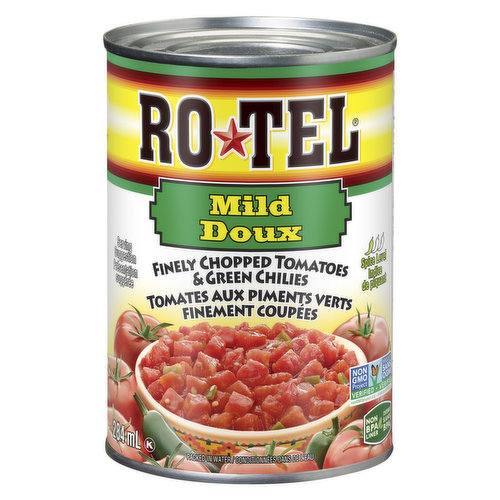 Rotel - Mild Finely Chopped Tomatoes & Green Chilies