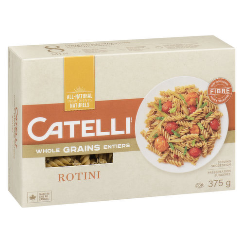 CATELLI - Whole Grains, Rotini Pasta