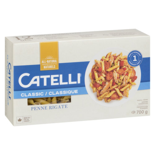 The Shape That Fits Your Taste.Small, hollow pastas is great in all kinds of recipes, creating endless possibilities. Their shape and texture can hold more sauce and they add a little fun to dishes like casseroles and even pasta salads.<br /><br />Each purchase of Catelli pasta helps support food banks across Canada. Learn more at Catelli.ca/ProjectHunger.
