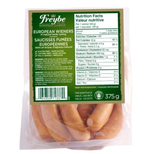 Freybe - Freybe European Smoked Wieners