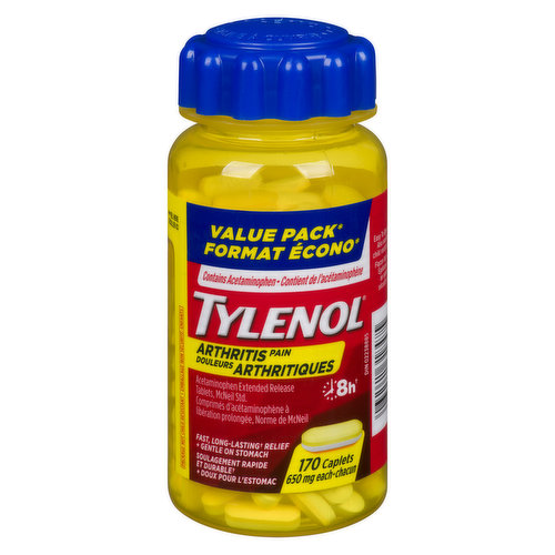 Tylenol - Arthritis Pain Caplets 650mg Easy Open
