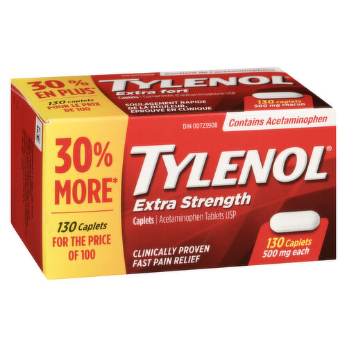 Tylenol - Extra Strength Caplets 500mg