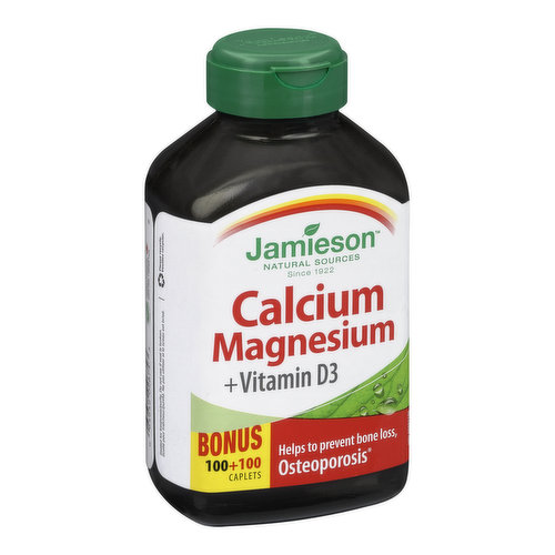 Jamieson - Calcium Magnesium + Vitamin D3