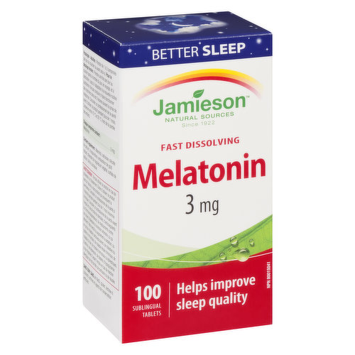 Jamieson - Melatonin 3mg