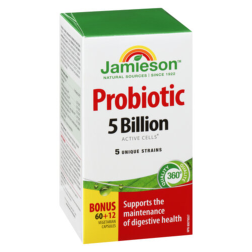 Jamieson - Probiotic 5 Billion Regular Strength Capsules