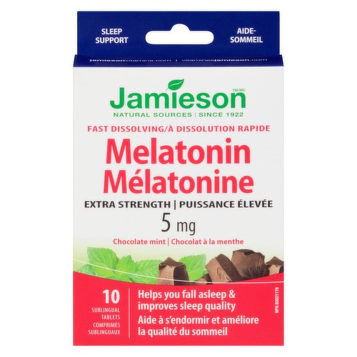 Jamieson - Extra Strength Melatonin 5MG Sublingual Tablets