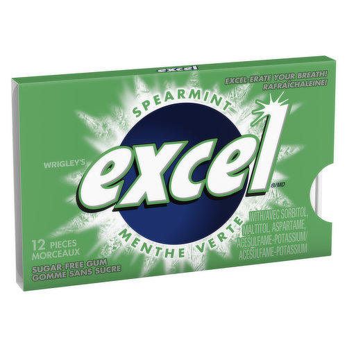 Excel - Spearmint Sugar Free Chewing Gum