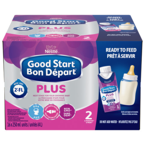 Designed to complement the expanding diet of older babies and is enriched with iron and calcium so your baby always get the right nutrition at the right time. (16x250ml)