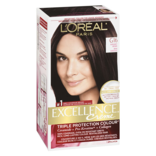 L'Oreal - Excellence Creme G16 Burgundy Brown