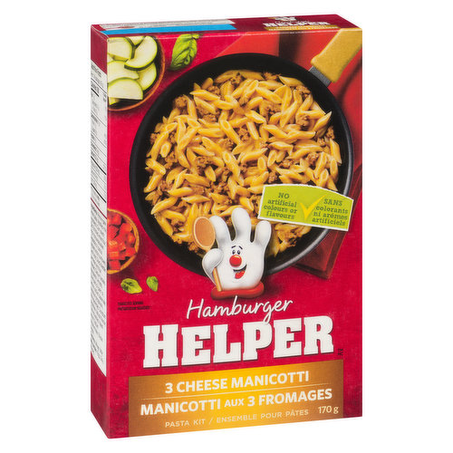 Hamburger Helper - 3 Cheese Manicotti