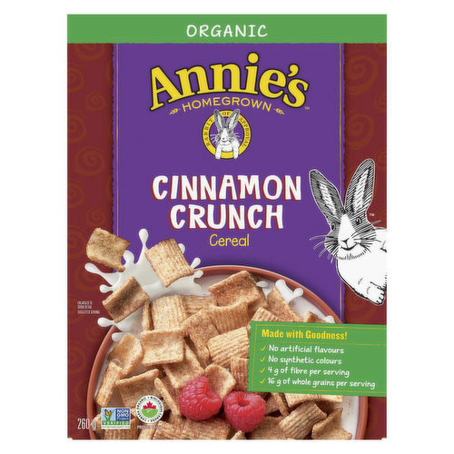 Annie's - Organic Cinnamon Crunch Cereal