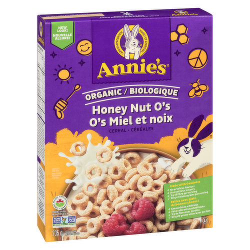 Annie's - Organic Honey Nut O's Cereal