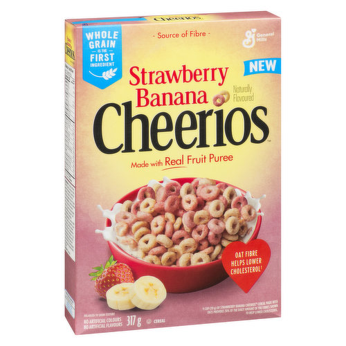 General Mills - Cheerios Cereal, Strawberry Banana