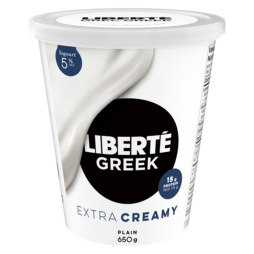 LIBERTE - Greek Yogurt Extra Creamy Plain 5% M.F.