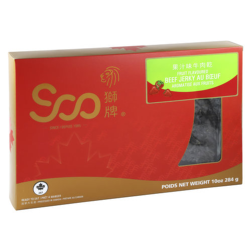 Soo - Fruit Flavoured Beef Jerky