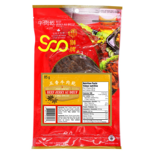 Soo - Five Spices Beef Jerky