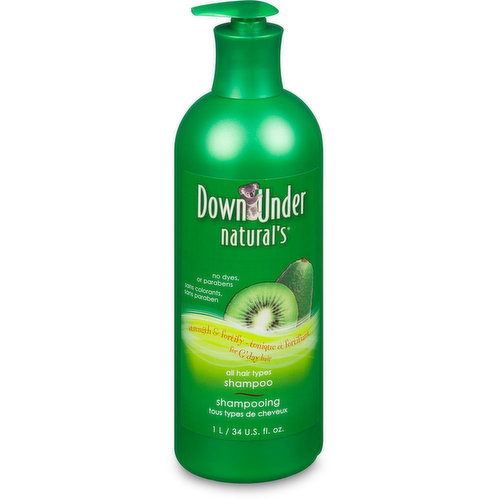 Down Under - Natural's Shampoo -  All Hair Types