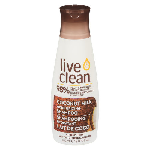 Live Clean - Moisturizing Shampoo - Coconut Milk