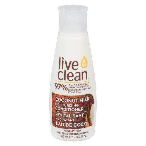 Live Clean - Moisturizing Conditioner - Coconut Milk