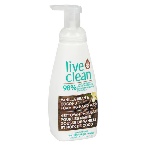 Live Clean - Vanilla Bean & Coconut Foaming Hand Wash