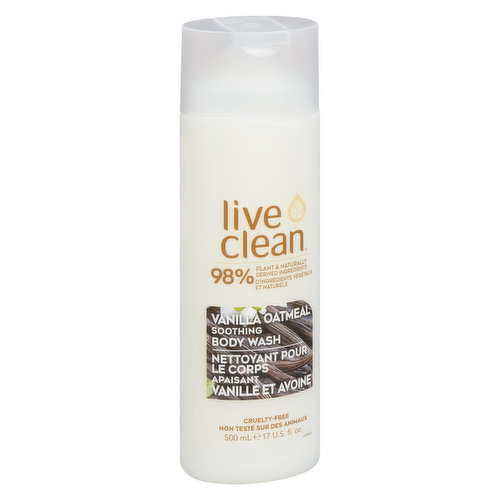 Live Clean - Body Wash - Vanilla Oatmeal