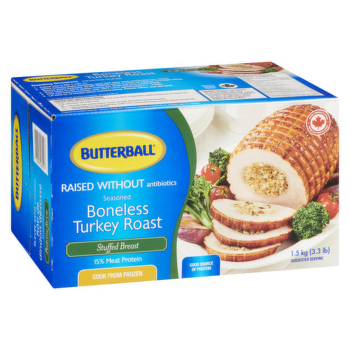 Butterball - Boneless Stuffed Turkey Breast, Frozen - PriceSmart Foods