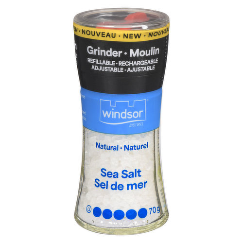 Windsor - Natural Sea Salt Grinder