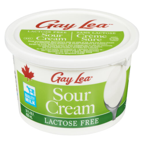 Gay Lea - Lactose Free Sour Cream 14% M.F