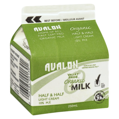 Avalon - Organic Half & Half