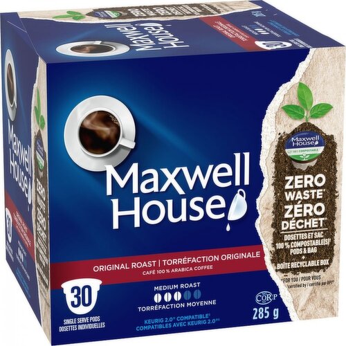 Maxwell House - Original Roast Pods Compostable