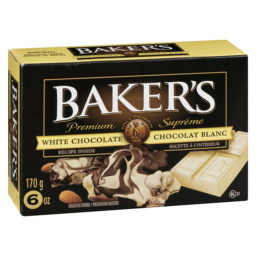 Baker's - White Chocolate Baking Bar
