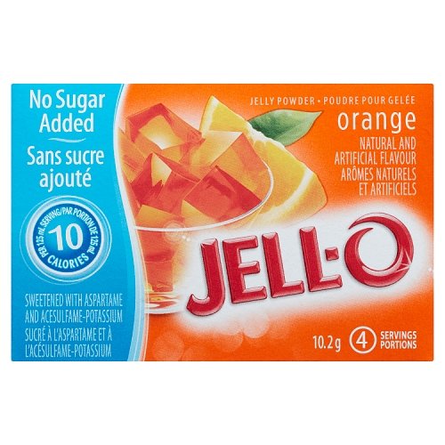 Jello - Orange Powder No Sugar Added