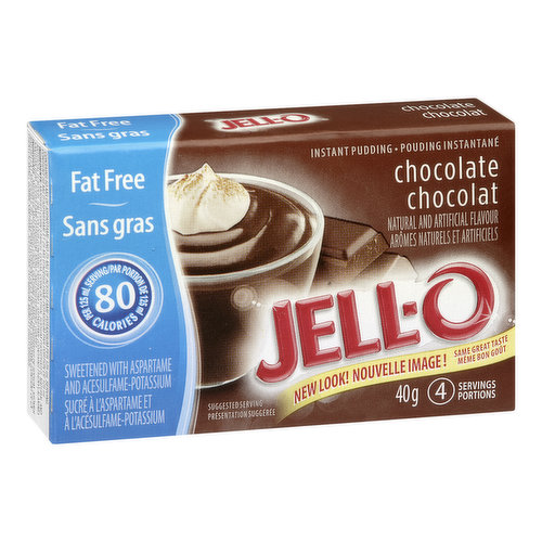 Jell-O - Fat Free Chocolate Pudding Mix