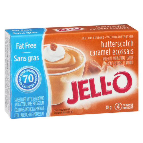 Jell-O - Fat Free Butterscotch Pudding Mix